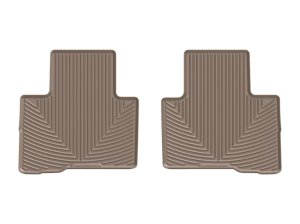Toyota Highlander Rear Floor Mats - WeatherTech - Rubber - Tan - `20-`27