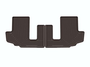 Toyota Highlander Rear Floor Mats - WeatherTech - All-Weather - Cocoa - `20-`27