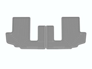 Toyota Highlander Floor Mats - Rear - WeatherTech - Rubber - Grey - `20-`27