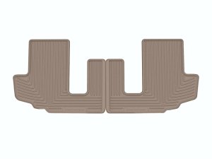 Toyota Highlander Floor Mats - Rear - WeatherTech - Rubber - Tan - `20-`27