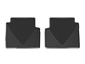 Ford Escape Hybrid Floor Mats - Rear - WeatherTech - Rubber - Black - `20-`27 Ford Escape Hybrid Floor Mats - Rear - WeatherTech - Rubber - Black - `20-`27