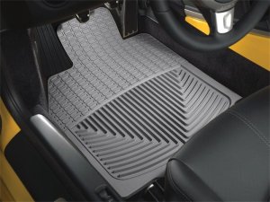 Porsche 911 Floor Mat Set - Front - WeatherTech - All-Weather Rubber - Grey - `05-`11