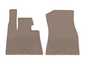 BMW X5 Floor Mats - Front - WeatherTech - All-Weather Rubber - Tan - `19-`27 BMW X5 Floor Mats - Front - WeatherTech - All-Weather Rubber - Tan - `19-`27