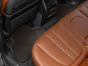 BMW X5 Floor Mats - Rear - WeatherTech - All-Weather Rubber - Cocoa - `21-`27
