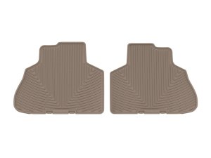 BMW X5 Floor Mats - Rear - WeatherTech - All-Weather Rubber - Tan - `19-`27 BMW X5 Floor Mats - Rear - WeatherTech - All-Weather Rubber - Tan - `19-`27
