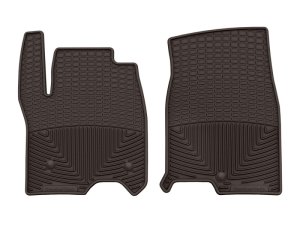 Cadillac Escalade Floor Mats - Rubber (Front) - WeatherTech - All-Weather - Cocoa - `21-`27 Cadillac Escalade Floor Mats - Rubber (Front) - WeatherTech - All-Weather - Cocoa - `21-`27