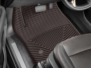 Cadillac Escalade Floor Mats - Rubber (Front) - WeatherTech - All-Weather - Cocoa - `21-`27