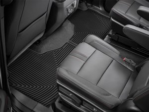 Cadillac Escalade Floor Mats - Rear - WeatherTech - All-Weather Rubber - Black - `21-`27