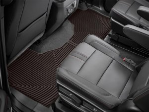 Cadillac Escalade Floor Mats - Rear - WeatherTech - Rubber - Cocoa - `21-`27