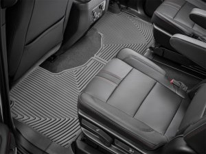 Cadillac Escalade Floor Mats - Rear - WeatherTech - Rubber - Grey - `21-`27