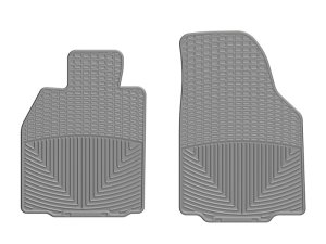 Porsche 911 Rubber Floor Mats - Front - WeatherTech - Grey - `05-`11