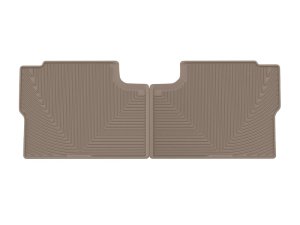 Ford Raptor Rubber Mats - Rear - WeatherTech - All-Weather Floor Mats - Tan - `21-`27
