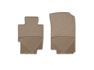 Acura TL Floor Mats - Front - WeatherTech - Rubber - Tan - `04-`08