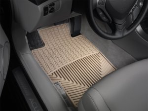 Acura TL Floor Mats - Front - WeatherTech - Rubber - Tan - `04-`08