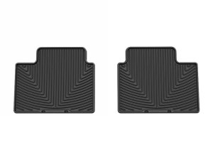 Hyundai Elantra Floor Mats - Rear - WeatherTech - All-Weather - Black - `21-`24