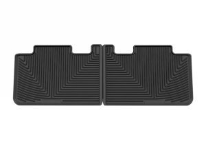 Tesla Model Y Rubber Mats - Rear - WeatherTech - All-Weather - Black - `20-`25 Tesla Model Y Rubber Mats - Rear - WeatherTech - All-Weather - Black - `20-`25