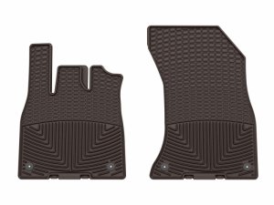 Audi Q5 Floor Mats - Front - WeatherTech - All-Weather - Cocoa - `18-`25 Audi Q5 Floor Mats - Front - WeatherTech - All-Weather - Cocoa - `18-`25