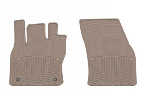 Volkswagen Tiguan Floor Mats - Front - WeatherTech - All-Weather - Tan - `18-`24