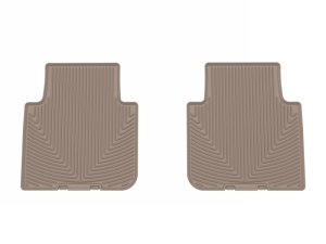 Volkswagen Tiguan Rubber Mats - Rear - WeatherTech - All-Weather - Tan - `18-`24