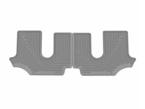 Volkswagen Atlas Rubber Mats - Rear - WeatherTech - Grey - `18-`26