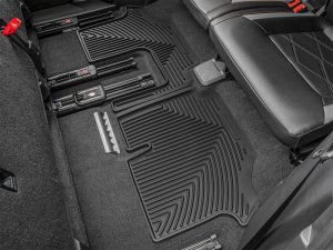 Volkswagen Atlas Floor Mats - Rear - WeatherTech - All-Weather - Black - `18-`26