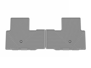 Honda Pilot Floor Mats - Rear - WeatherTech - All-Weather - Grey - `23-`25