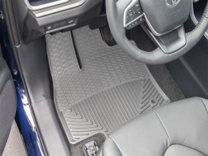 Lexus TX Rubber Mats - Front - WeatherTech - All-Weather - Grey - `24-`25