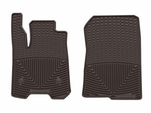 Chevrolet Colorado Rubber Floor Mats - Front - WeatherTech - All-Weather - Cocoa - `23-`26