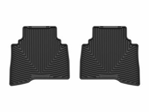 Toyota Prius Rubber Floor Mats - Rear - WeatherTech - All-Weather - Black - `23-`26