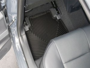 Toyota Prius Rubber Floor Mats - Rear - WeatherTech - All-Weather - Black - `23-`26