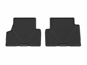 Ford Maverick Rubber Floor Mats - Rear - WeatherTech - All-Weather - Black - `22-`26 Ford Maverick Rubber Floor Mats - Rear - WeatherTech - All-Weather - Black - `22-`26