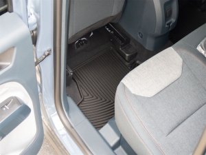 Ford Maverick Rubber Floor Mats - Rear - WeatherTech - All-Weather - Black - `22-`26