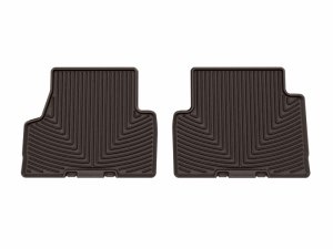 Ford Maverick Rubber Floor Mats - Rear - WeatherTech - All-Weather - Cocoa - `22-`26 Ford Maverick Rubber Floor Mats - Rear - WeatherTech - All-Weather - Cocoa - `22-`26