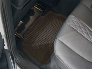 BMW X6 Competition Floor Mats - Rear - WeatherTech - All-Weather - Cocoa - `24-`26