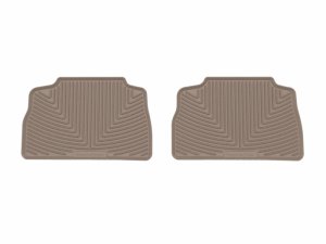 BMW X6 40i Rubber Floor Mats - Rear - WeatherTech - All-Weather - Tan - `20-`26 BMW X6 40i Rubber Floor Mats - Rear - WeatherTech - All-Weather - Tan - `20-`26