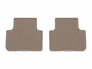 Audi Q7 Floor Mats - Rear - WeatherTech - All-Weather - Tan - `17-`25 Audi Q7 Floor Mats - Rear - WeatherTech - All-Weather - Tan - `17-`25