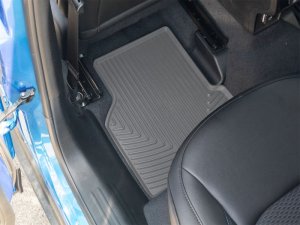Jeep Compass Rubber Floor Mats - Rear - WeatherTech - All-Weather - Grey - `17-`26