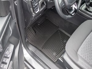 Ford Ranger Floor Mats - Front - WeatherTech - All-Weather - Black - `24-`25