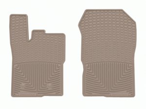 Ford Ranger Rubber Floor Mats - Front - WeatherTech - All-Weather - Tan - `24-`25 Ford Ranger Rubber Floor Mats - Front - WeatherTech - All-Weather - Tan - `24-`25