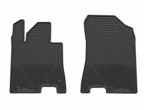 Hyundai Sonata Floor Mats - Front - WeatherTech - All-Weather - Black - `20-`26 Hyundai Sonata Floor Mats - Front - WeatherTech - All-Weather - Black - `20-`26