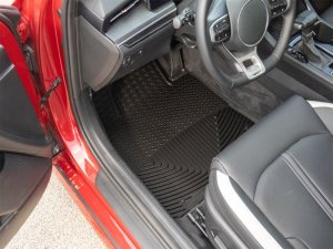 Hyundai Sonata Floor Mats - Front - WeatherTech - All-Weather - Black - `20-`26