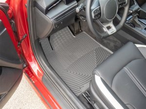 Hyundai Sonata Floor Mats - Front - WeatherTech - All-Weather - Grey - `20-`26 Hyundai Sonata Floor Mats - Front - WeatherTech - All-Weather - Grey - `20-`26