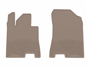 Hyundai Sonata Rubber Floor Mats - Front - WeatherTech - All-Weather - Tan - `20-`26 Hyundai Sonata Rubber Floor Mats - Front - WeatherTech - All-Weather - Tan - `20-`26