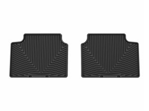 Hyundai Sonata Floor Mats - Rear - WeatherTech - All-Weather - Black - `20-`26 Hyundai Sonata Floor Mats - Rear - WeatherTech - All-Weather - Black - `20-`26