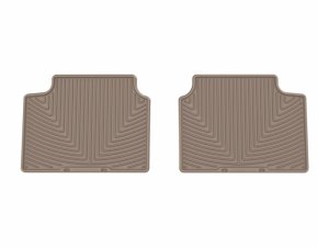 Hyundai Sonata Rubber Mats - Rear - WeatherTech - All-Weather - Tan - `20-`26 Hyundai Sonata Rubber Mats - Rear - WeatherTech - All-Weather - Tan - `20-`26