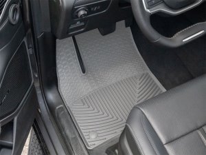Jeep Grand Wagoneer Floor Mats - Front - WeatherTech - All-Weather - Grey - `22-`26