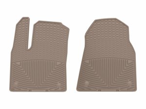 Jeep Grand Wagoneer Floor Mats - Front - WeatherTech - All-Weather - Tan - `22-`26 Jeep Grand Wagoneer Floor Mats - Front - WeatherTech - All-Weather - Tan - `22-`26