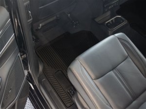Jeep Grand Wagoneer Floor Mats - Rear - WeatherTech - All-Weather - Black - `22-`26