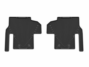 Jeep Grand Wagoneer Floor Mats - Rear - WeatherTech - All-Weather - Black - `22-`26 Jeep Grand Wagoneer Floor Mats - Rear - WeatherTech - All-Weather - Black - `22-`26