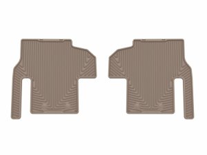Jeep Grand Wagoneer Floor Mats - Rear - WeatherTech - All-Weather - Tan - `22-`26 Jeep Grand Wagoneer Floor Mats - Rear - WeatherTech - All-Weather - Tan - `22-`26